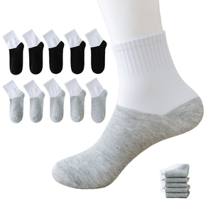 Knitted Spandex <b>Polyester</b> Sports <b>Socks</b> High Quality Breathable Comfortable Casual Sports Wear Custom Logo - Product Image 1