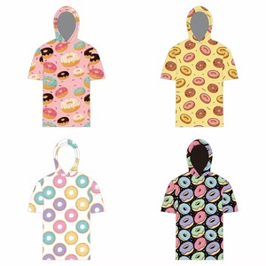 Sweat-shirt à capuche personnalisé en polyester imprimé par sublimation, motif camouflage drapeau américain, donuts, <span class=keywords><strong>baseball</strong></span>, pour hommes, jeunes et enfants - Product Image 2