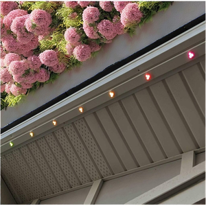 Bán buôn ngoài trời RGB LED điểm ánh sáng giáng sinh Nhà Bên ngoài bức tường trang trí làng pixel đá quý 1m nhựa theo dõi vĩnh viễn - Product Image 4