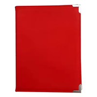 Porte-Menus en Cuir Personnalisé pour Restaurants Cafés Bars, Design Double Volet avec Compatibilité Menus PVC, Protège-Menus Inclus