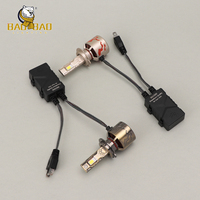 Phare LED de voiture haute puissance 400W 23000LM H1 H4 H7 H13 9005 9006 Super Lumineux 6000K Blanc Ampoule de phare universelle pour pièces automobiles