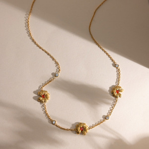 金色马衔链手链 不锈钢可调节简约链环日常佩戴叠戴手链 女士款 - Product Image 3