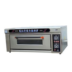 比萨皮塔面包纸杯蛋糕商用烤箱餐厅厨房1层1托盘2托盘燃气电动选项 - Product Image 2