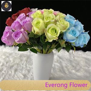 Produttore cinese fascio di vite 7 teste colla Zixia fata <span class=keywords><strong>rosa</strong></span> fiore artificiale - Product Image 4