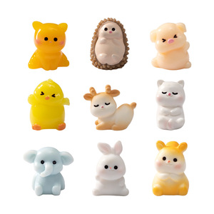 Miniatures décoratives Weij Moss pour micro-paysages : Ours, Cochon, <span class=keywords><strong>Lapin</strong></span> – Accessoires de jardinage DIY - Product Image 5