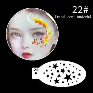 <span class=keywords><strong>Peinture</strong></span> faciale réutilisable de haute qualité pour enfants avec des motifs d'animaux, vente en gros d'usine - Product Image 5