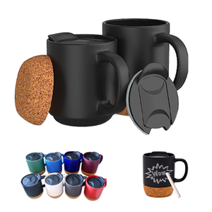 Vente <span class=keywords><strong>en</strong></span> <span class=keywords><strong>gros</strong></span> de tasses à sublimation <span class=keywords><strong>en</strong></span> céramique de 11 oz avec base <span class=keywords><strong>en</strong></span> liège et couvercle <span class=keywords><strong>en</strong></span> PP / Transfert thermique pour café et thé / Livraison rapide, faible MOQ - Product Image 6