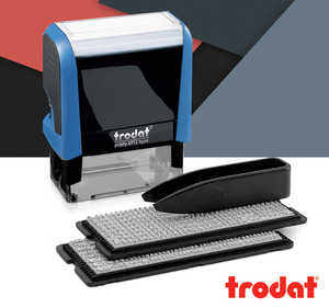 ตราประทับ Trodat Printy 4912 แบบ DIY ขนาด 48*17 มม. แบบตัวอักษรเคลื่อนย้ายได้ - Product Image 1
