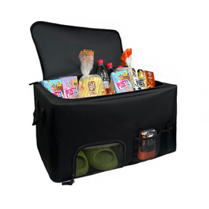 Car <strong>Storage</strong> Box Top-quality Large Capacity Foldable Car Trunk <strong>Organizer</strong> Multi-Pocket Polyester With <strong>Elastic</strong> <strong>Net</strong> for <strong>Storage</strong> - Product Image 6