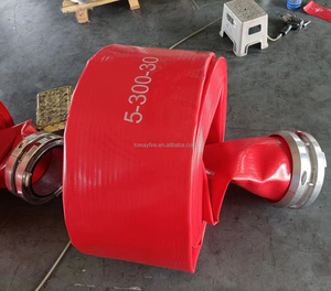 Tuyau plat <span class=keywords><strong>en</strong></span> TPU de grande taille 12 "16" avec raccord SS équivalent Victaulic tuyau de vidange tuyau de filetage tuyau - Product Image 4