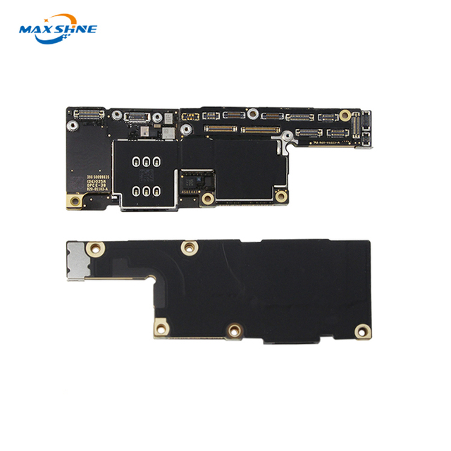 Original Unlocked Motherboards for iPhone XS Max 64GB 128GB 256GB With Face Id/ Without Face Id Logic Boards Replacement