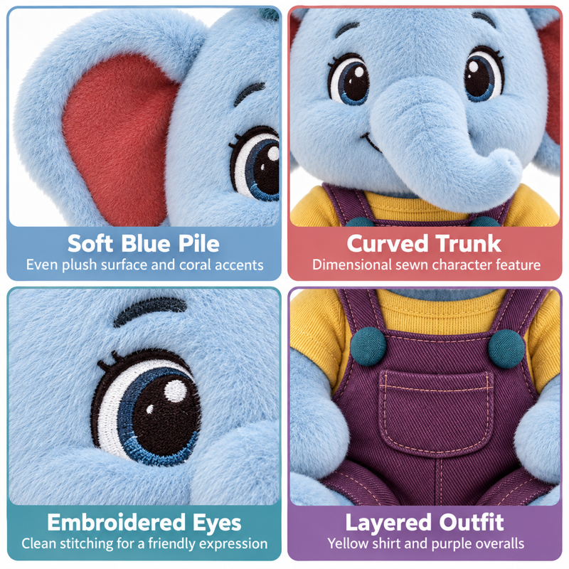 OEM Manufacturer Custom Elephant Personalization Mascot Stuffed Animals ...
