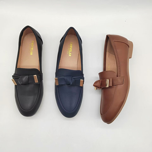 Scarpe basse basse Casual da donna eleganti all'ingrosso in pelle sintetica - Product Image 5