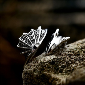New Arrival Jewelry Stainless Steel Flying Dragon Hoop <b>Ring</b> Casting <b>Rings</b> <b>Men</b> - Product Image 2