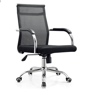 Chaise de salle de conférence ergonomique moderne, hauteur réglable, revêtement en <span class=keywords><strong>cuir</strong></span> synthétique <span class=keywords><strong>noir</strong></span> de haute qualité, pivotante, en acier - Product Image 2