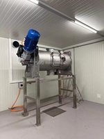 Hoogwaardige automatische ploegmenger van roestvrij staal voor voedingsmiddelen, fruit, kruiden en vitaminepoeders, hoge capaciteit