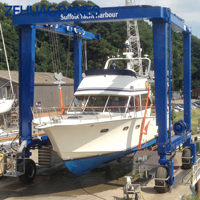 Palans mobiles pour bateaux pour un lancement sûr des yachts et un transport en marina