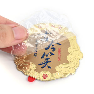 定制徽标 3D 铝制铭牌 浮雕品牌标签 金属徽章 用于个性化品牌装饰标签 - Product Image 4