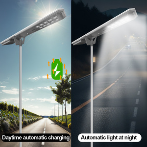 Hienergy 100-200W Tích Hợp LED Năng Lượng Mặt Trời Ánh Sáng Đường Phố Siêu Sáng Tiết Kiệm Năng Lượng Vườn Và Chiếu Sáng Đường Năng Lượng Mặt Trời Nguồn Điện - Product Image 5