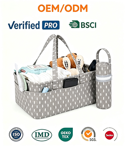 <span class=keywords><strong>Sac</strong></span> <span class=keywords><strong>à</strong></span> dos de rangement pour bébé, grand, écologique, portable, avec fermeture éclair et motif imprimé, idéal pour une fête prénatale - Product Image 1