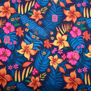 Fábrica personalizada Havaí impressão de malha 80% Nylon 20% Spandex 4 Way Stretch tecido de natação para GYM,Activewear - Product Image 2