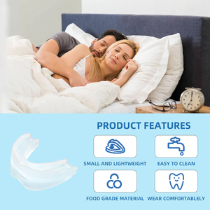 आरामदायक एंटी खर्राटे उपकरण पुरुषों और महिलाओं के लिए एंटी स्नॉर्कलिंग डिवाइस मुंह गार्ड - Product Image 4