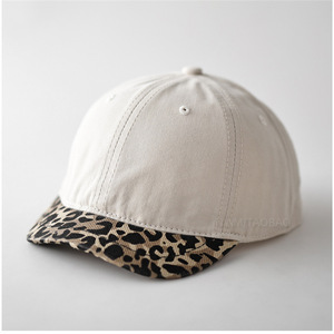 Fashion <b>Leopard</b> <b>Print</b> Baseball Cap Short Brim Unisex Couple Snapback <b>Hat</b> Casual Streetwear Dad <b>Hats</b> - Product Image 1