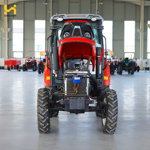 Tracteur agricole robuste à moteur diesel, 80 CV, avec système hydraulique et charrue - Product Image 3
