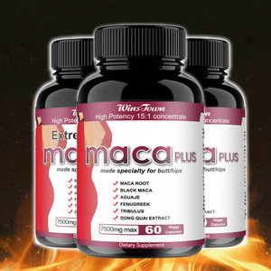 MACA Plus Capsules Herbal Supplement Men and Women Magic Power to <b>Enhance</b> 3 days Hip & big <b>Butt</b> capsules maca pills - Product Image 3