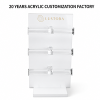 HOTEAM - Expositor de Pulseras Acrílico de 3 Niveles, con Logotipo Personalizado, para Exhibición de Joyería en Tiendas Minoristas, Venta al por Mayor, OEM