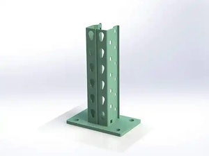 Estantería de paleta resistente de acero en forma de lágrima con protección contra la corrosión personalizable para almacenamiento en almacén - Product Image 6