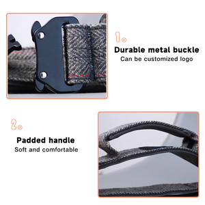 Arnés Táctico Grande Personalizado para Perros, <span class=keywords><strong>Collar</strong></span> y Correa Duraderos con Hebilla de Metal para Entrenamiento al Aire Libre - Product Image 5