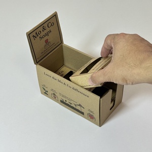 Hot bán Chất lượng cao sóng Hội Đồng Quản trị truy cập hộp hiển thị thân thiện với môi kỹ thuật số in bán lẻ các tông cho nến Made - Product Image 2