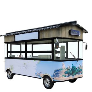 Camion de restauration mobile et remorque en acier inoxydable avec équipement de cuisine complet, chariot à snacks, pneus de qualité automobile certifiés CE/DOT - Product Image 4