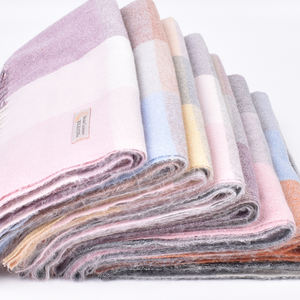 <span class=keywords><strong>Sciarpa</strong></span> Invernale Calda e Spessa con Stampa a Quadri all'Ingrosso Pashmina in Cashmere da Donna Scialle <span class=keywords><strong>Foulard</strong></span> da <span class=keywords><strong>Uomo</strong></span> Coperta Avvolgente da Donna con Nappe in Poliestere - Product Image 2