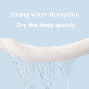 الأكثر مبيعاً 70x140 سنتيمتر منشفة حمام بوليستر محمولة مضغوطة للاستعمال مرة واحدة في الفندق حمام سبا استحمام للرضع للسفر محبوكة - Product Image 4