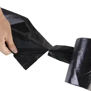 Kantong sampah Liner Top dasi dalam pembuat rol produsen kantong sampah plastik tugas berat kantong sampah 120L grosir