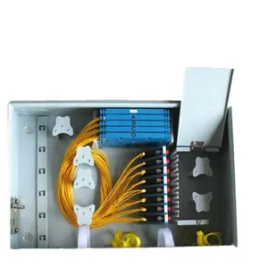 FTTH Outdoor Fiber Optic Kotak Terminal Tipe K Mental Bahan Distribution Box