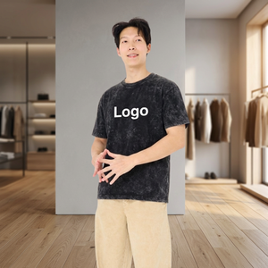 เสื้อยืดทรงบ็อกซี่ลายกราฟิกสตรีทแวร์ พิมพ์ลาย DTF แบบย้อมสีแบบแอซิดวอช น้ำหนัก 230 กรัม - Product Image 5