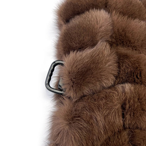 <span class=keywords><strong>Gilet</strong></span> en fourrure de renard véritable pour femmes, longueur <span class=keywords><strong>extra</strong></span> longue, <span class=keywords><strong>gilet</strong></span> <span class=keywords><strong>long</strong></span> chaud de qualité supérieure - Product Image 4