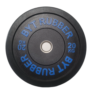 Discos de Goma para Pesas BYT con Logotipo Personalizado, Color LB, 20 kg, Modelo HBB-BL Shandong, para Entrenamiento de Levantamiento de Pesas - Product Image 2