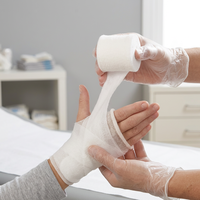 Rouleau de rembourrage orthopédique de qualité chirurgicale pour protection cutanée, respirant, en coton, pour plâtre et attelle