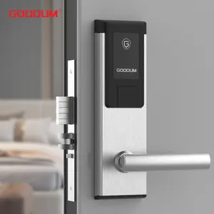 גודום חכם דיגיטלי אלקטרוני נגד גניבה כרטיס מפתח RFID מנעולי דלת בית מלון מנעול מפתח אבטחה עמיד למים