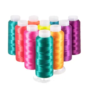 120D 2 Sewing Embroidery Thread 100% Viscose Rayon Machine Embroidery Thread