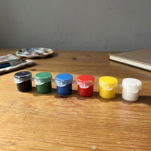 Kit de Peinture Acrylique Lavable DIY 6 Bandes, Non Toxique, Capacité 1/6 oz, Idéal pour Dessin sur Papier, Écologique, Pour Tous les Âges - Product Image 2