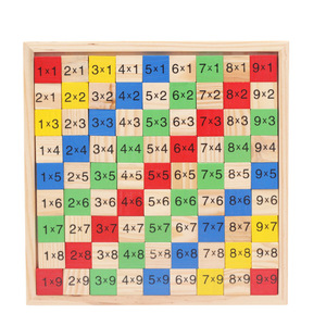Jouets éducatifs en bois pour enfants en bas âge, planche <span class=keywords><strong>de</strong></span> calcul, <span class=keywords><strong>table</strong></span> <span class=keywords><strong>de</strong></span> <span class=keywords><strong>multiplication</strong></span>, blocs - Product Image 5