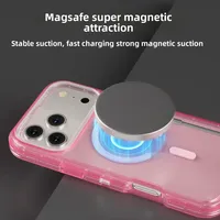 Étui de chargement magnétique robuste pour iPhone 18 17 Pro Max/16/15/14 Plus/13 (PC TPU) – Coques de téléphone portable