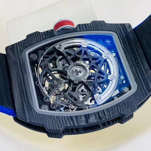 Montre pour homme en fibre de carbone de haute qualité 67-02, ultra-fine, automatique, mécanique, montres de luxe pour affaires, design étanche - Product Image 5