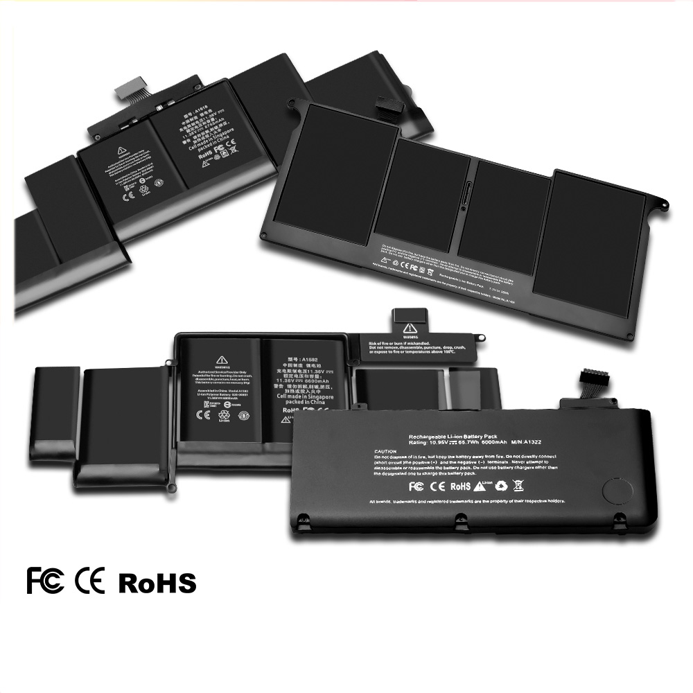 Laptop battery For Apple MacBook Pro/Air Notebook Batteries A1278 A1502 A1398 A1466 A1370 A1322 A1369 A1375 A1405 A1406