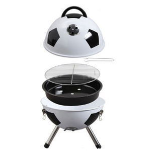 Wholesale Hot <b>Sale</b> 14-inch Football Type <b>Charcoal</b> Barbecue Grills Household Portable Tabletop <b>BBQ</b> Grills - Product Image 1